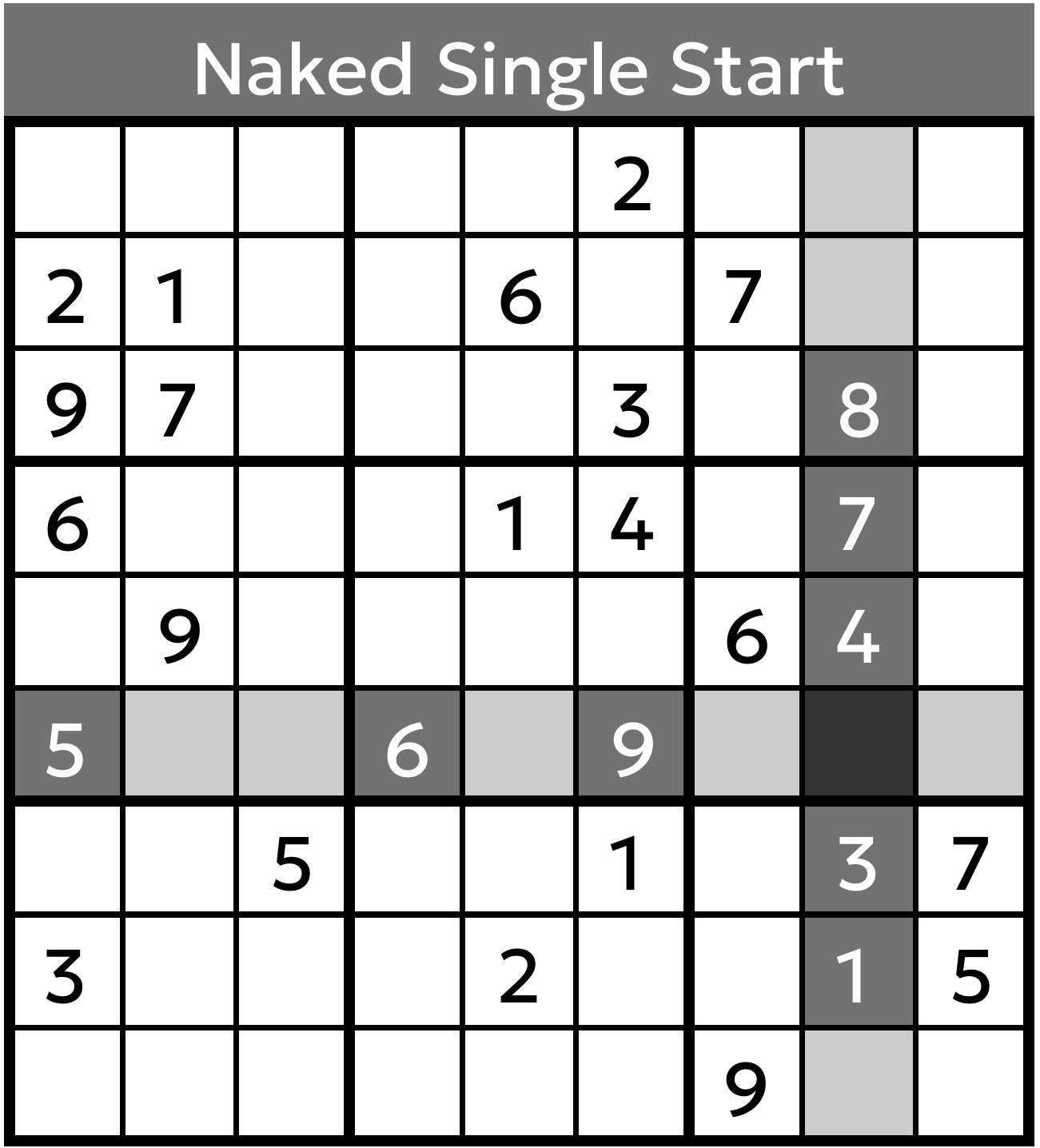 Naked Single Start